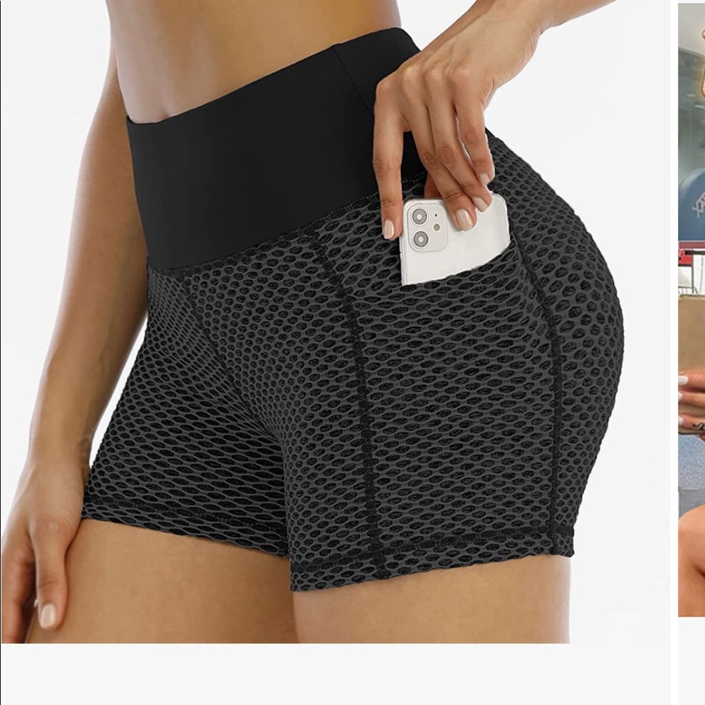 Tik tok honeycomb active shorts